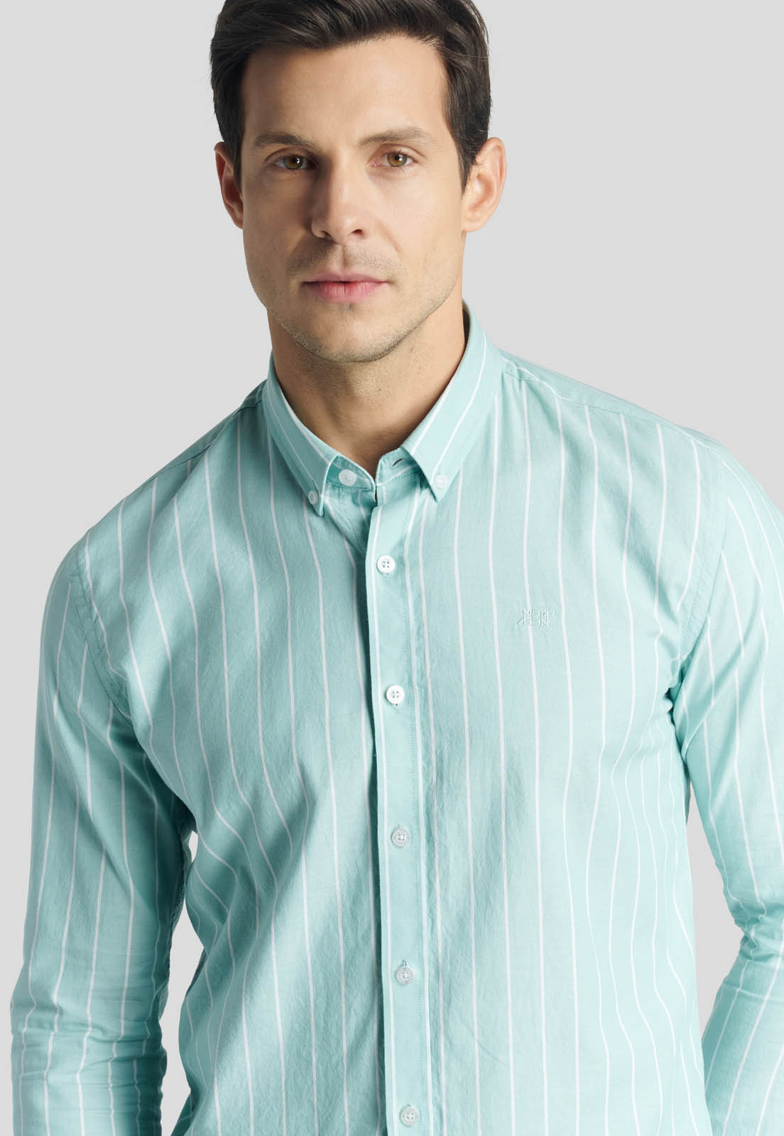 CAMISA RIGA HERITAGE LT. GREEN - 3