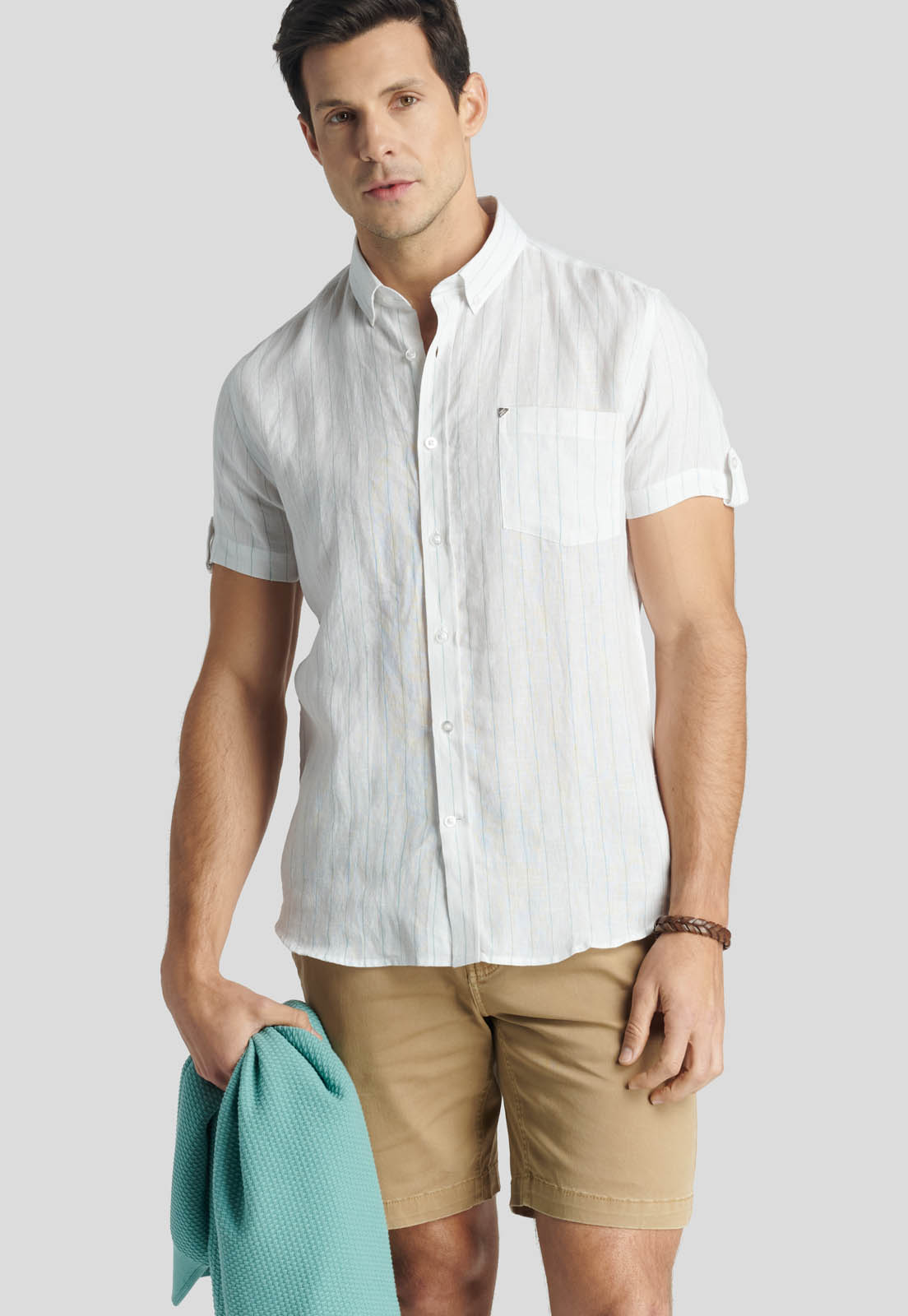CAMISA PRAGA AVANT-GARDE LT. GREEN - 5