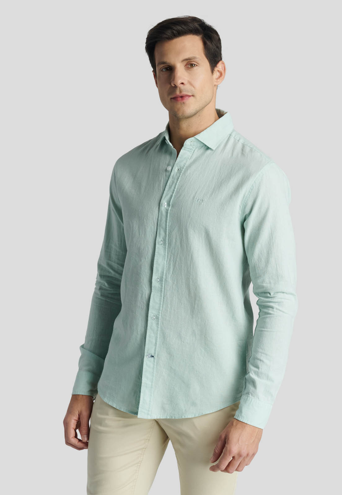 CAMISA KOLN HERITAGE AQUA - 1
