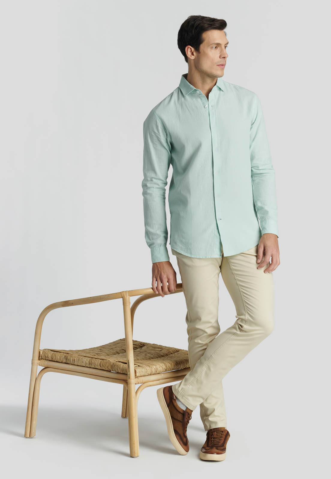 CAMISA KOLN HERITAGE AQUA - 5