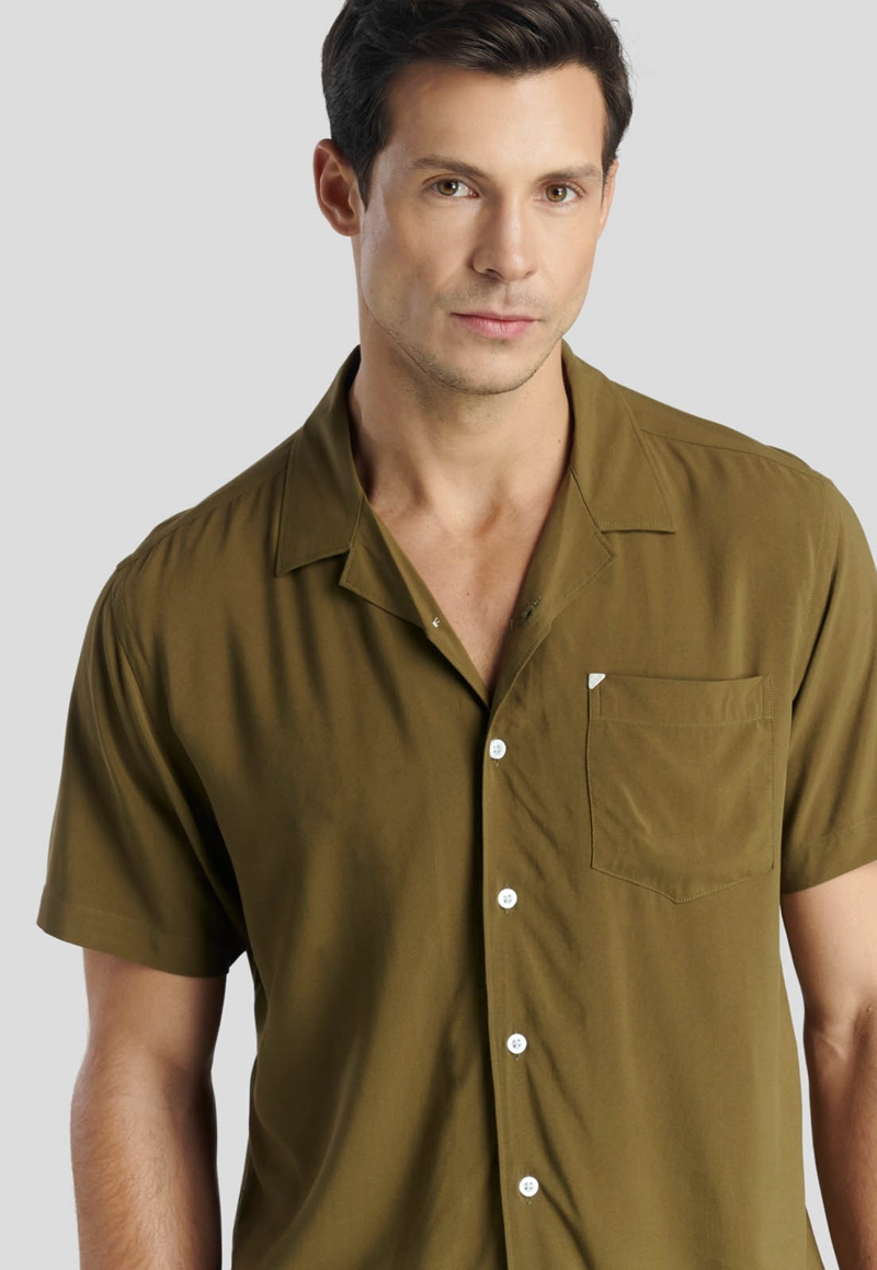 CAMISA  KNOWSLEY HERITAGE OLIVE - 3