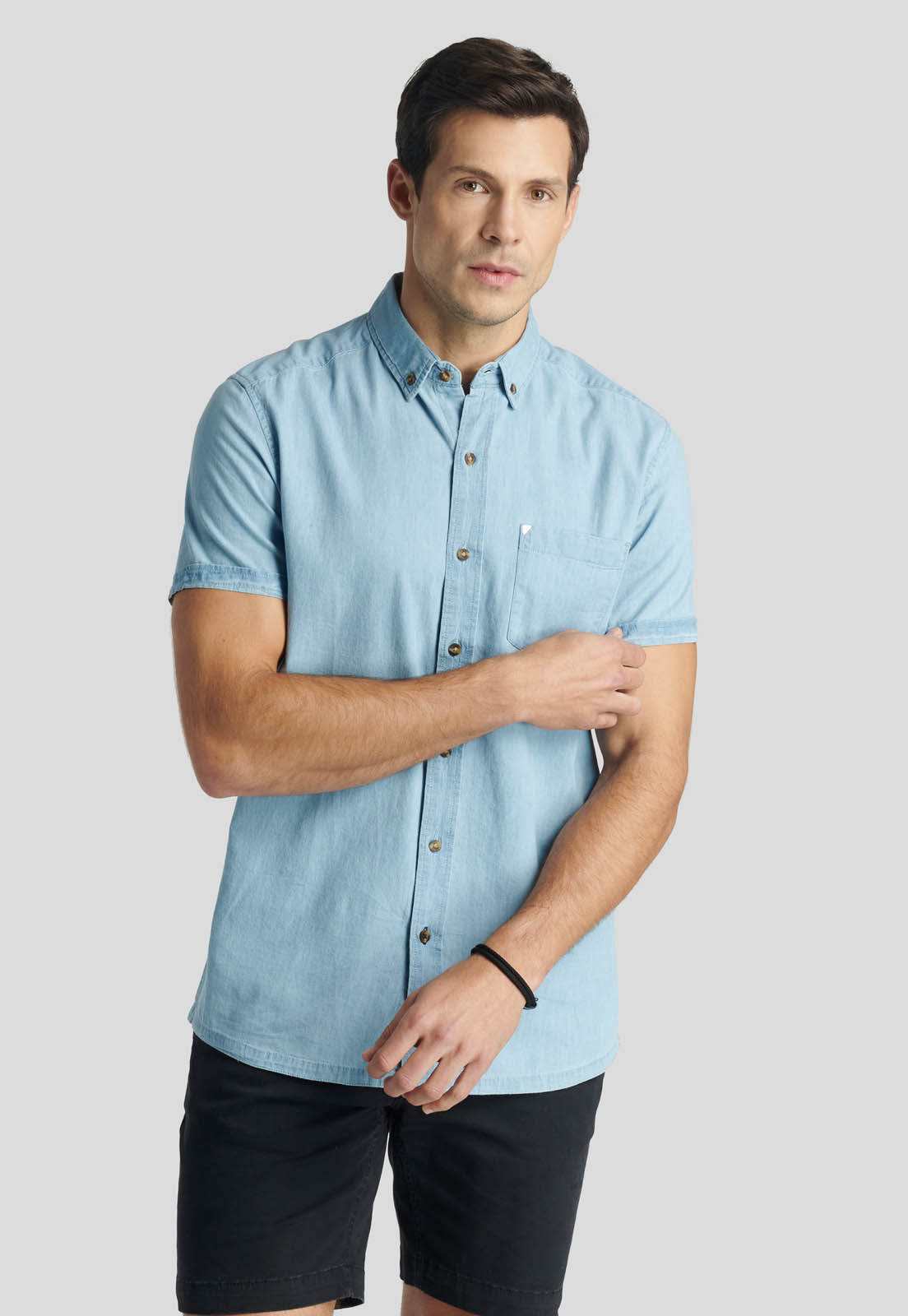 CAMISA HARLEM HERITAGE LT BLUE - 1