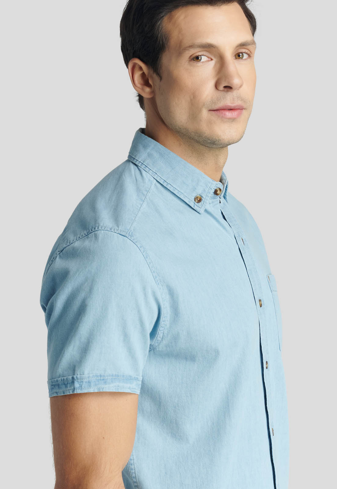 CAMISA HARLEM HERITAGE LT BLUE - 3