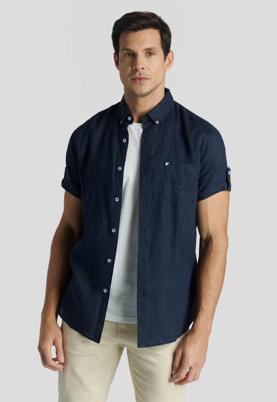 CAMISA  COLCHESTER HERITAGE NAVY - 1