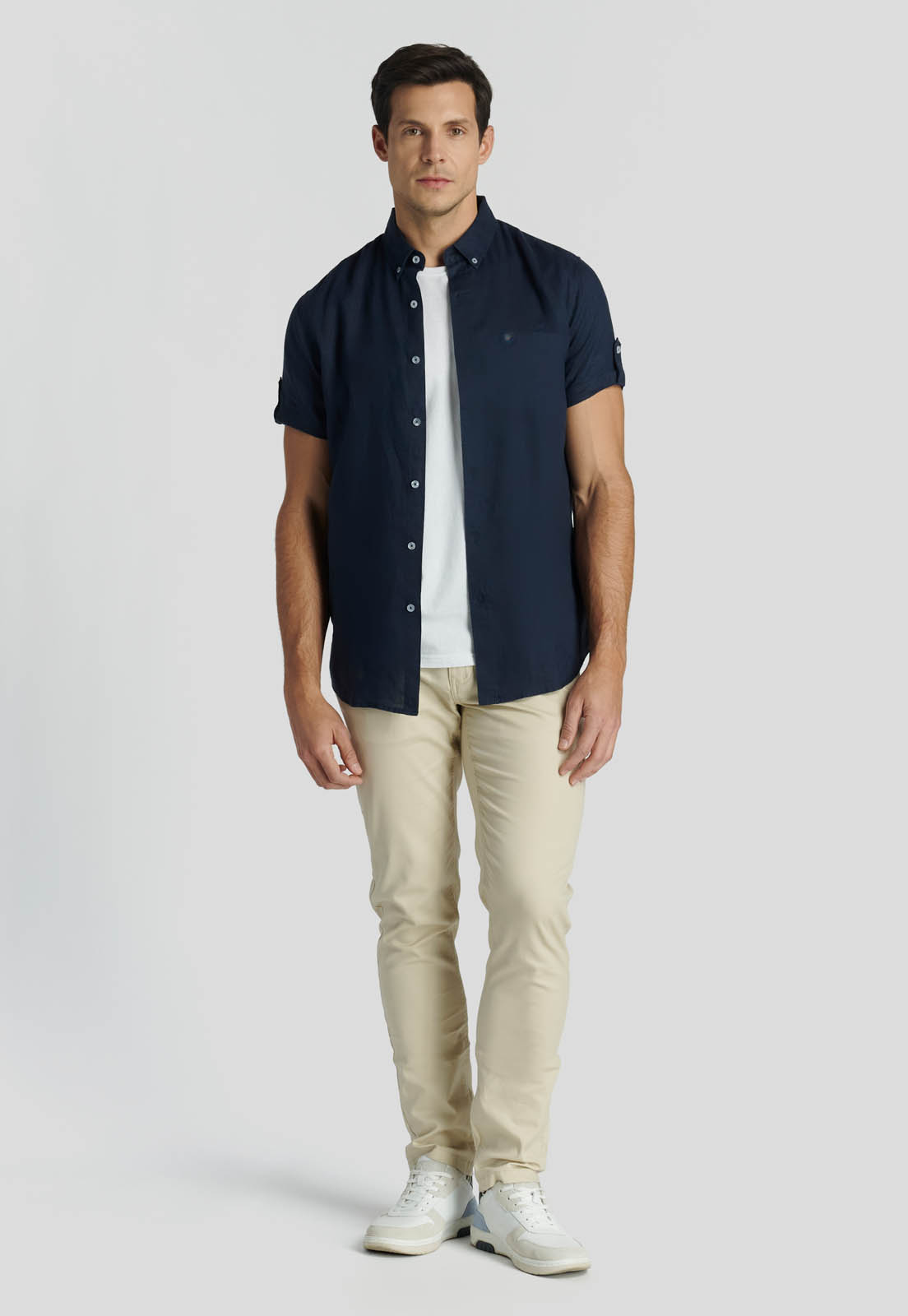 CAMISA  COLCHESTER HERITAGE NAVY - 2