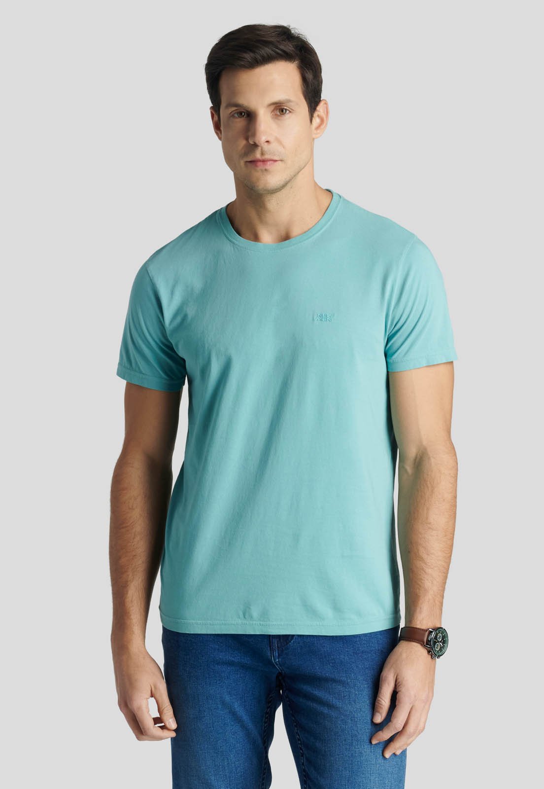 POLERA NANTES HERITAGE LT GREEN - 1