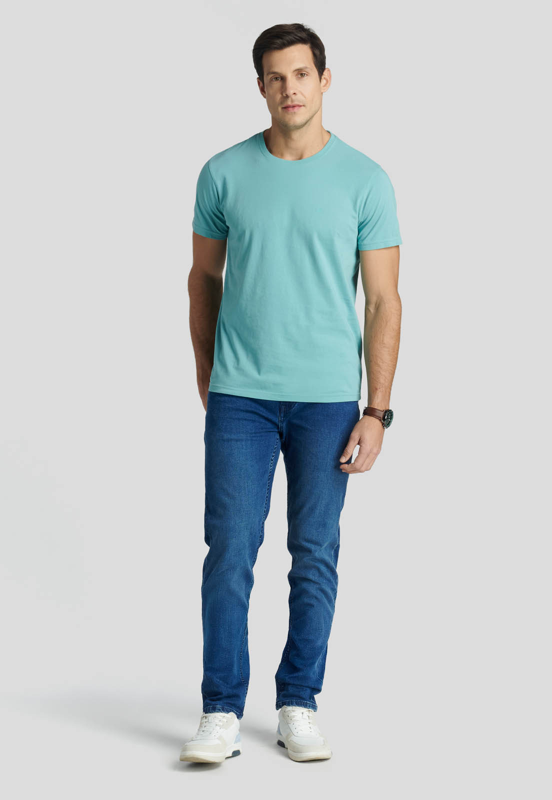 POLERA NANTES HERITAGE LT GREEN - 2