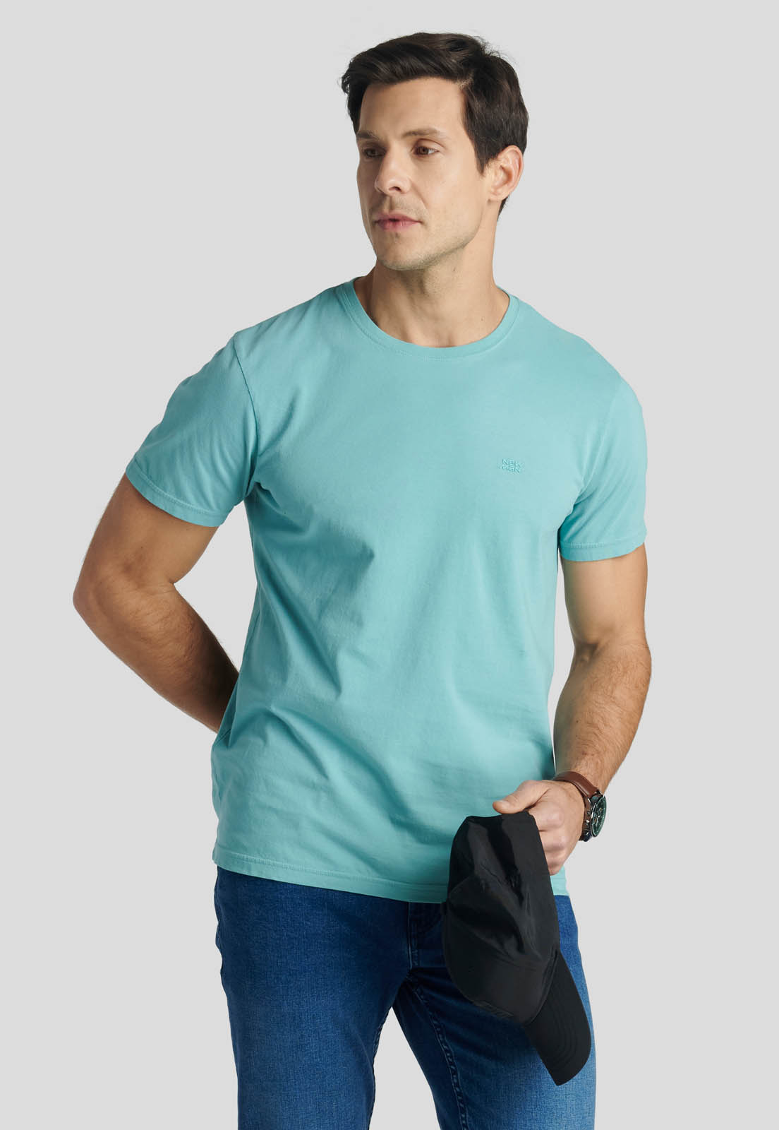 POLERA NANTES HERITAGE LT GREEN - 5