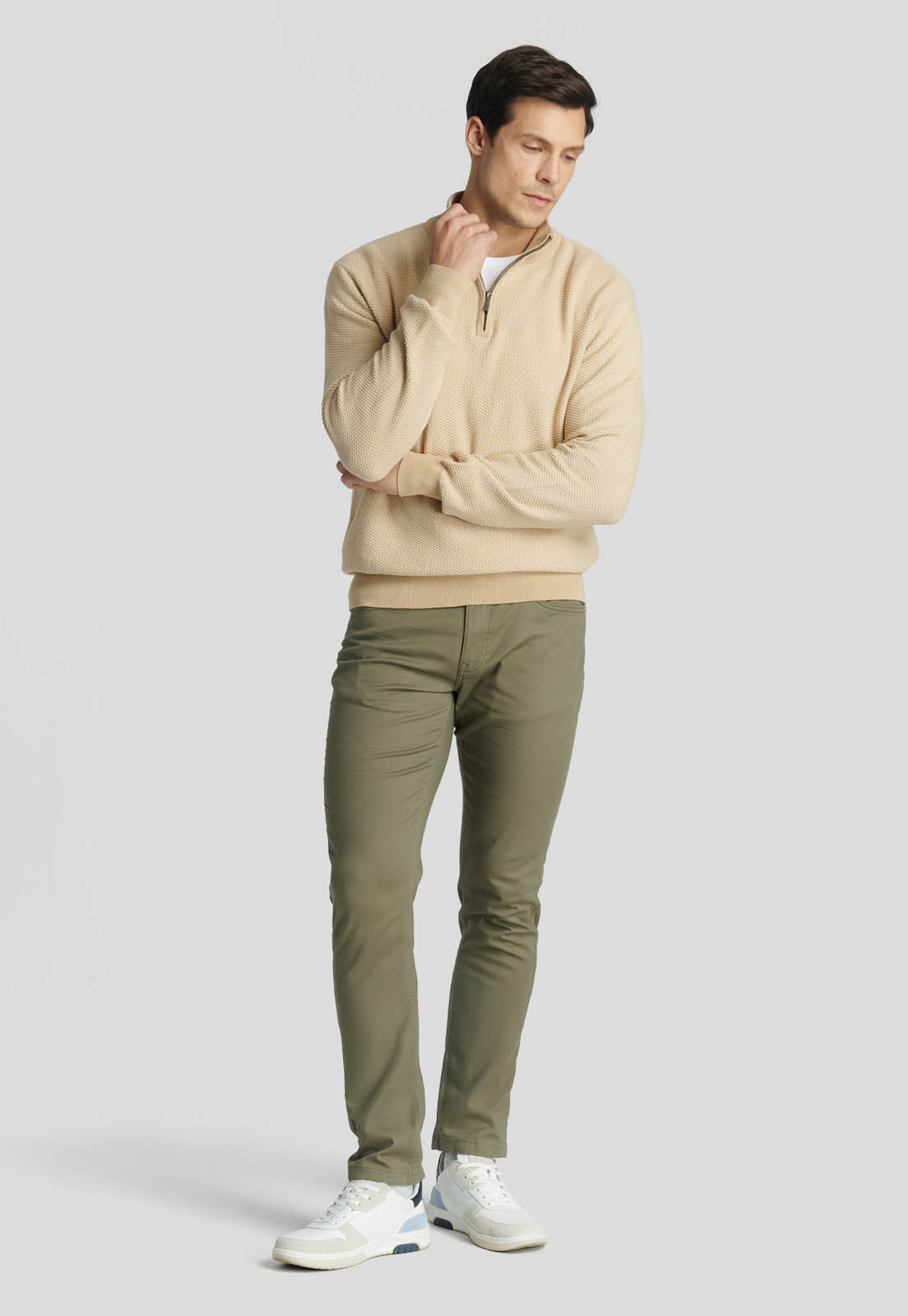 SWEATER SEVILLA HERITAGE ALMOND - 2