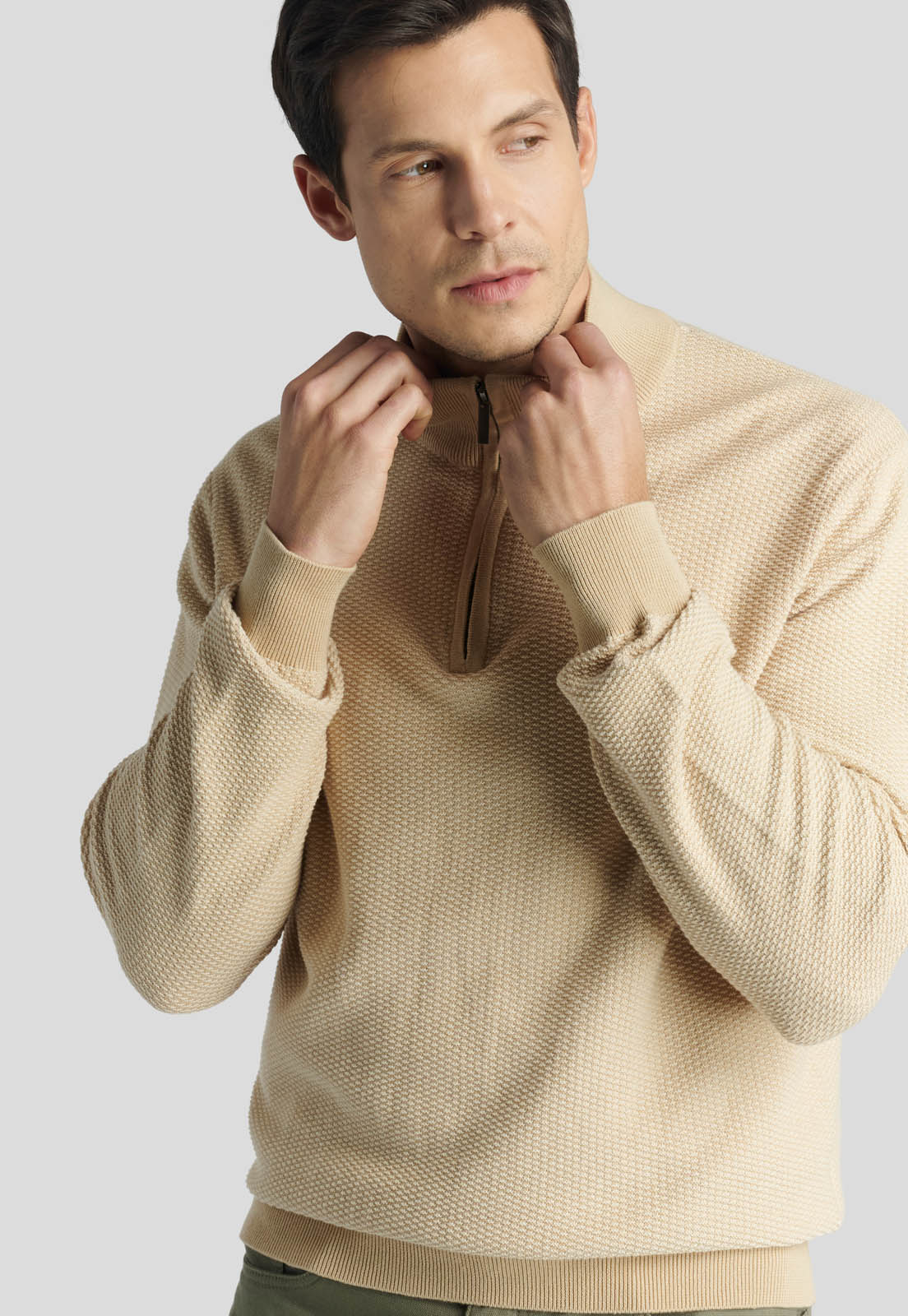 SWEATER SEVILLA HERITAGE ALMOND - 5