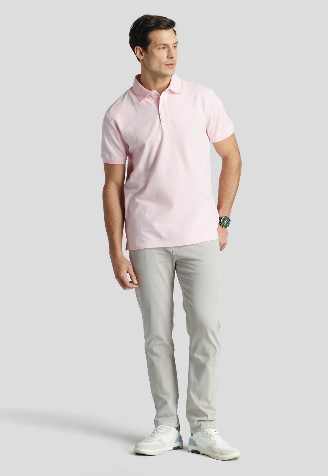 POLO NANTES HERITAGE PINK - 2