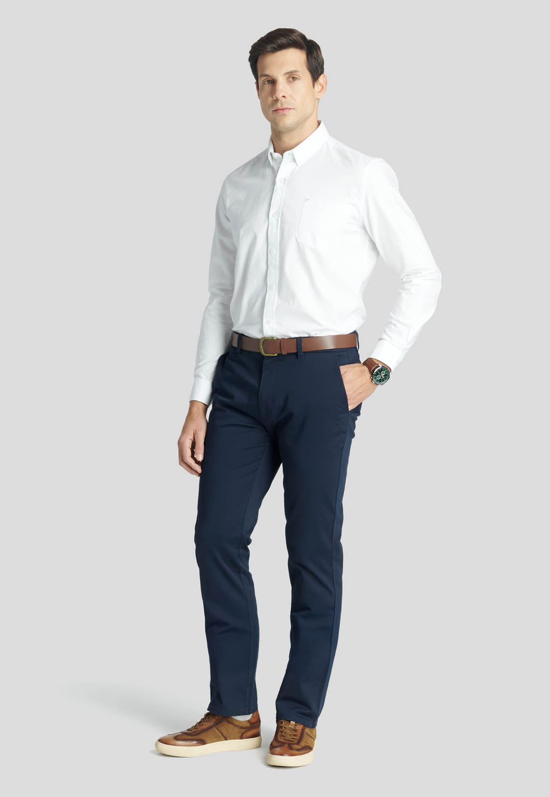 CAMISA HERITAGE EXETER WHITE - 5