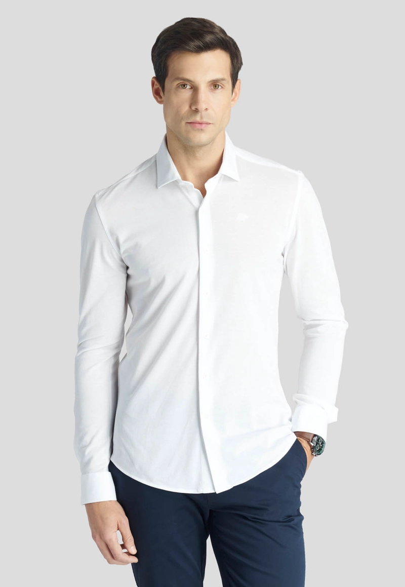 CAMISA BUSINESS MANCHESTER WHITE - 1