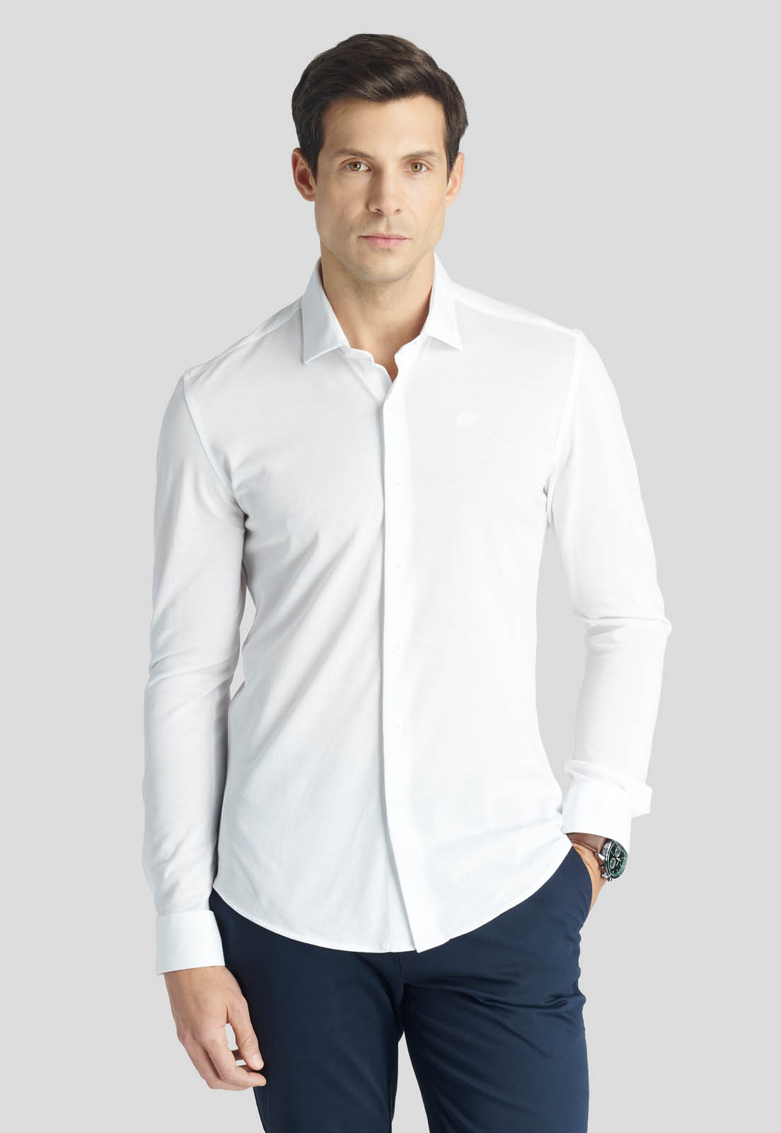 CAMISA BUSINESS MANCHESTER WHITE - 1