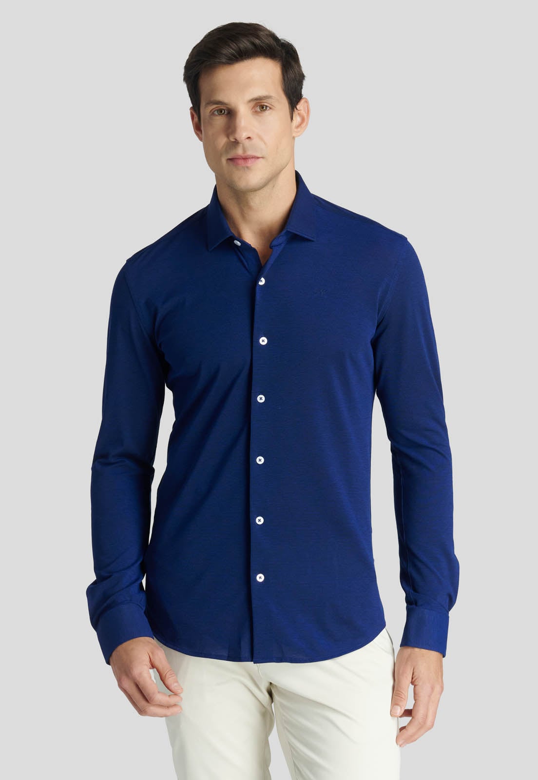 CAMISA BUSINESS MANCHESTER NAVY - 1