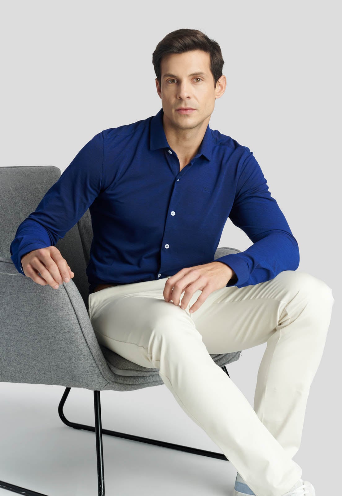 CAMISA BUSINESS MANCHESTER NAVY - 5