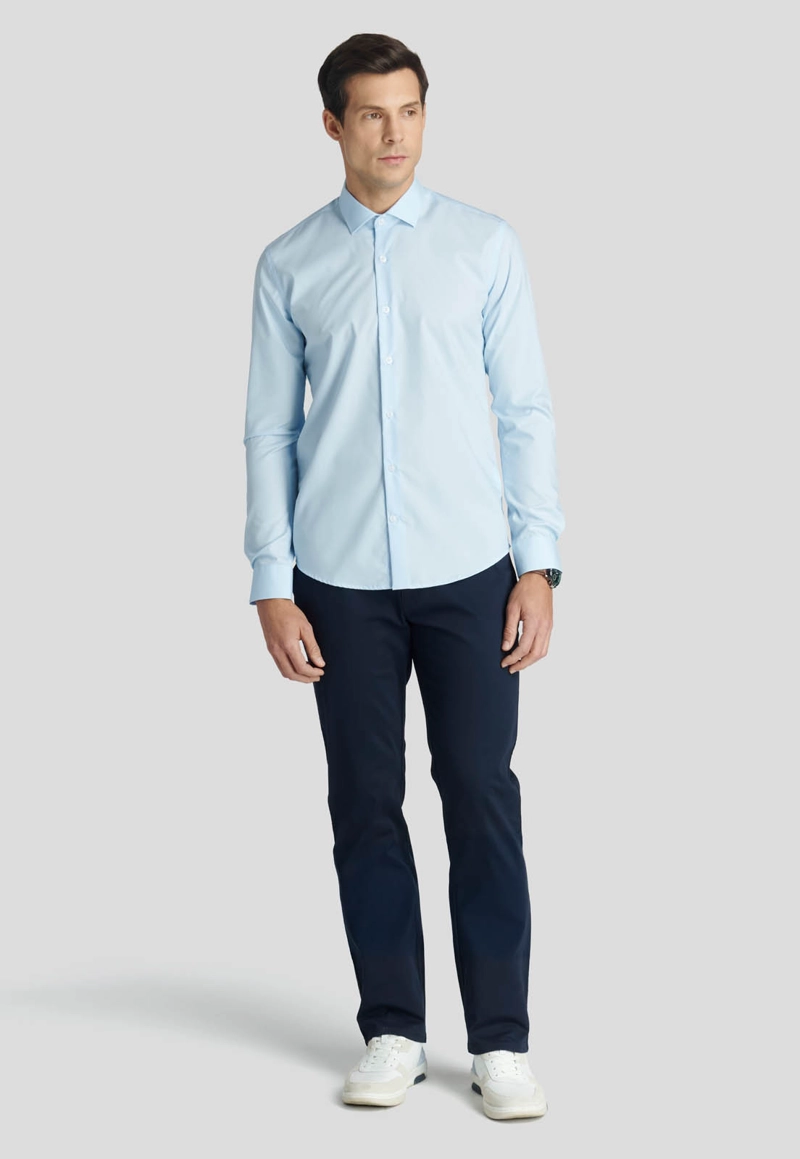 CAMISA BUSINESS LONDON SKY - 2