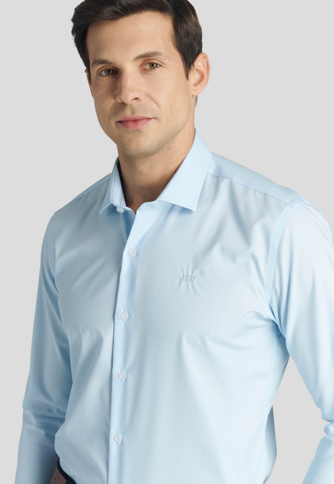 CAMISA BUSINESS LONDON SKY - 3