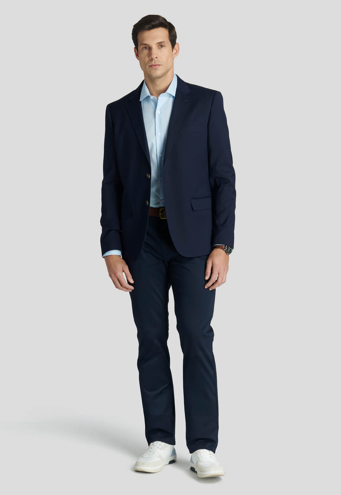 CAMISA BUSINESS LONDON SKY - 5