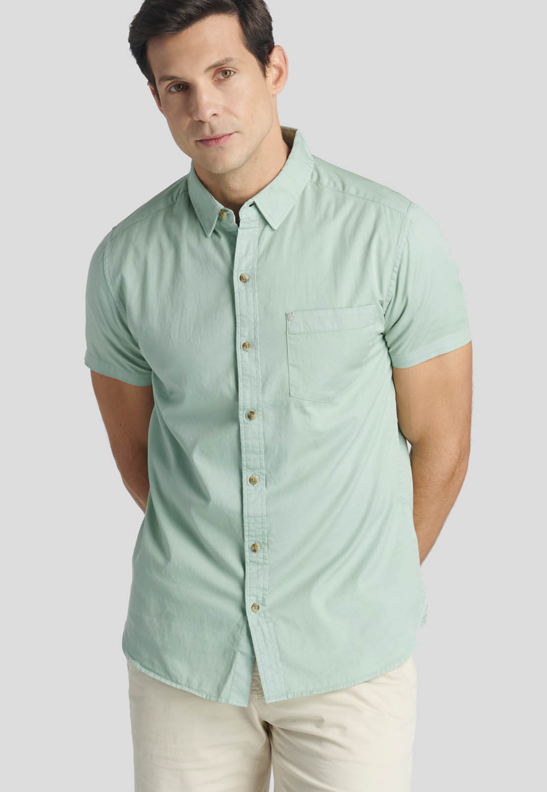 CAMISA AYLESBURY HERITAGE LT. GREEN - 5