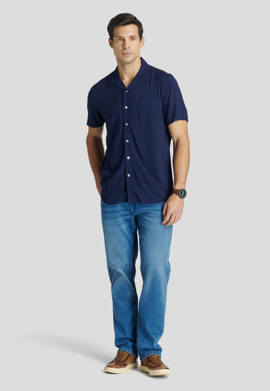 CAMISA KNOWSLEY HERITAGE NAVY - 2