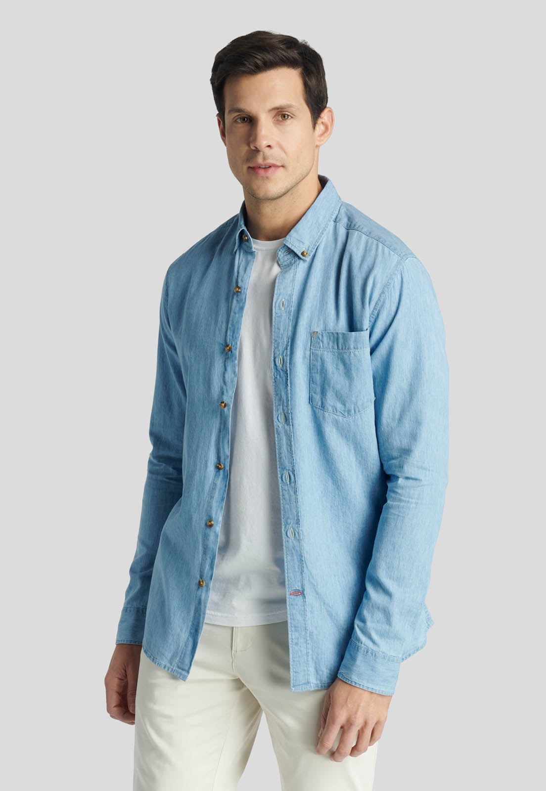 CAMISA BANBURRY HERITAGE LT DENIM - 1