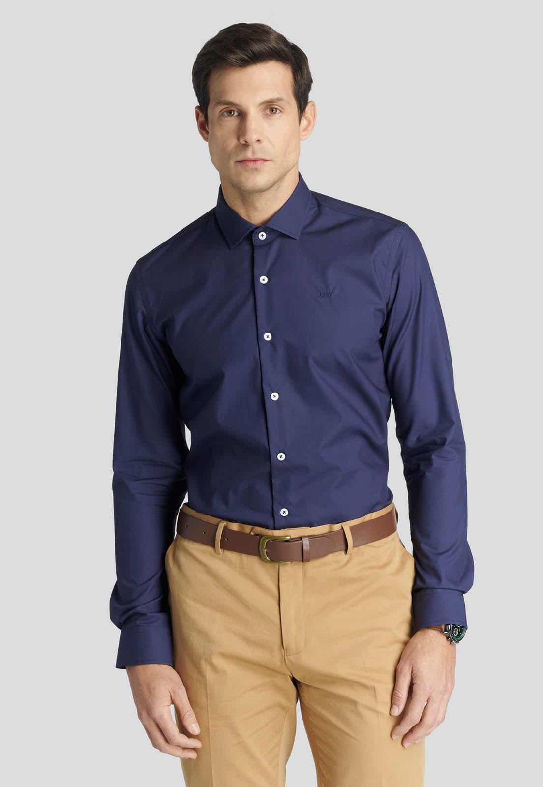 CAMISA BUSINESS LONDON NAVY - 1