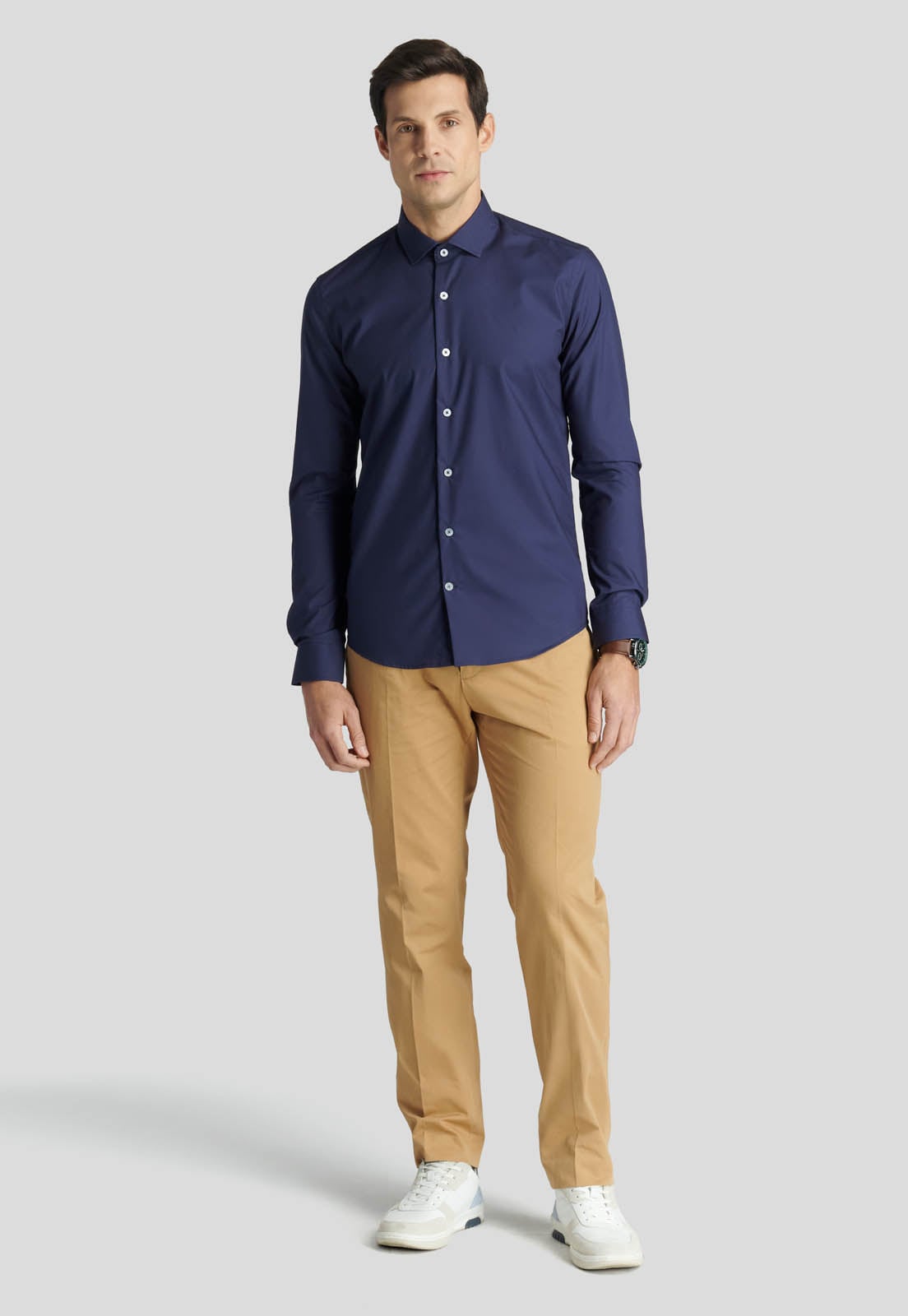 CAMISA BUSINESS LONDON NAVY - 2