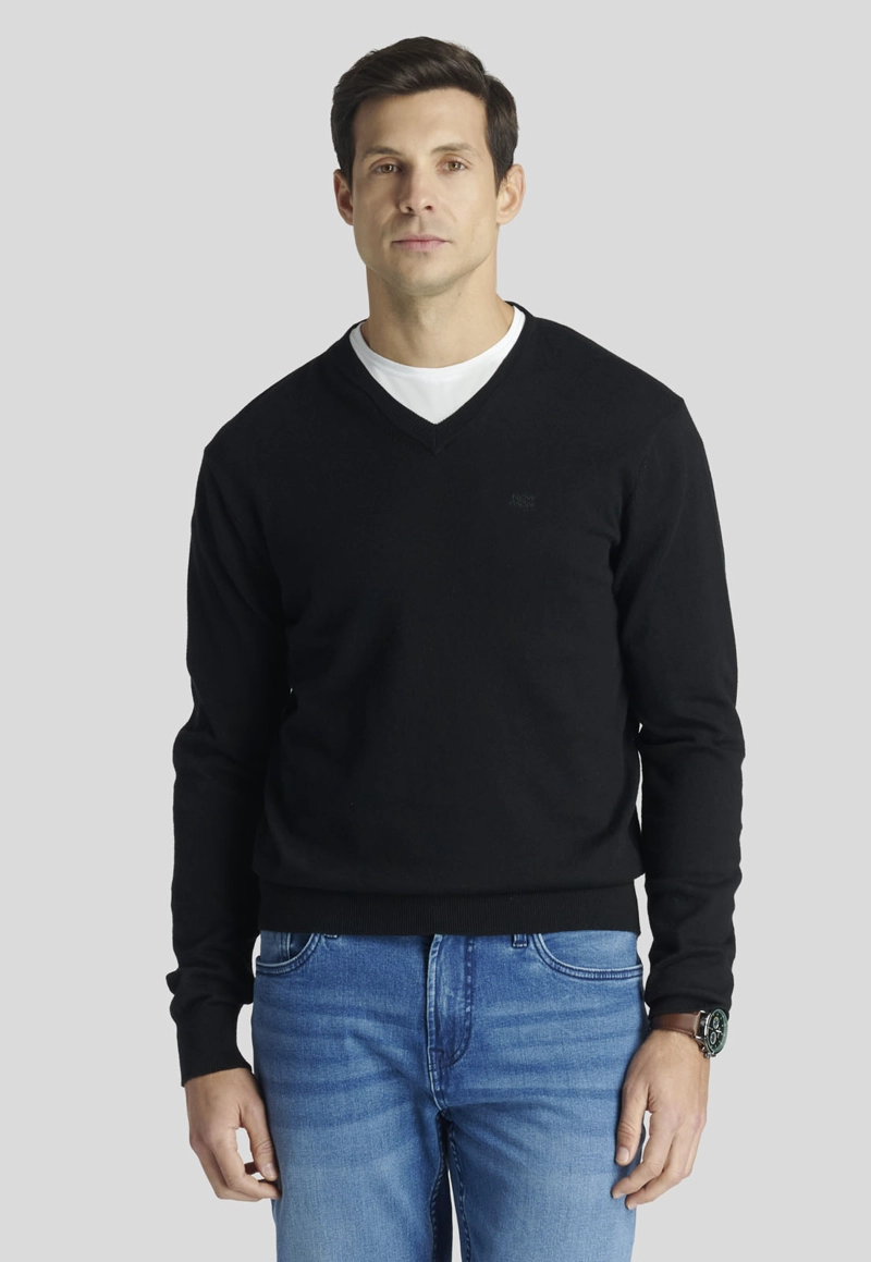 SWEATER NANTES HERITAGE BLACK Negro XL