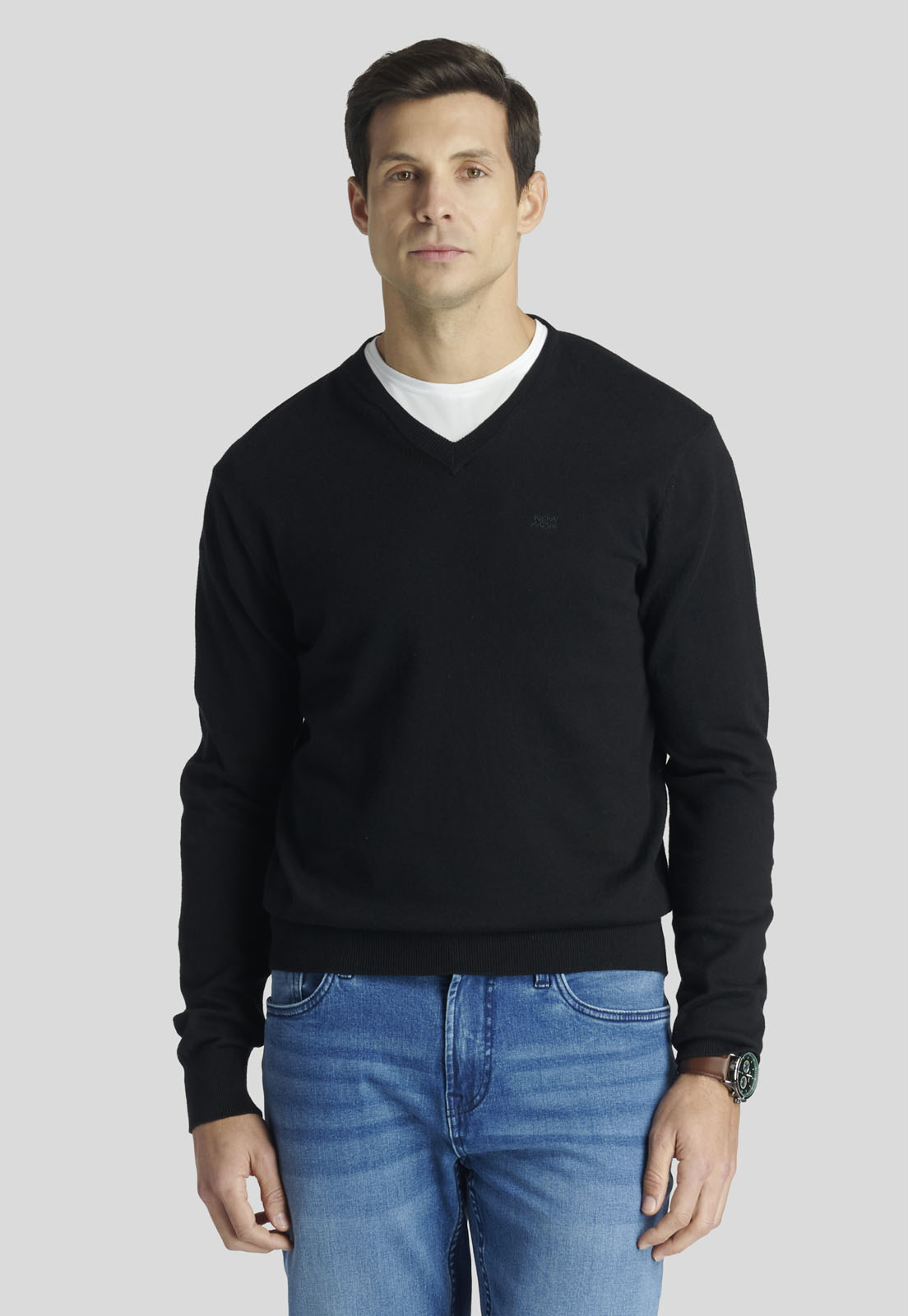 SWEATER NANTES HERITAGE BLACK - 1