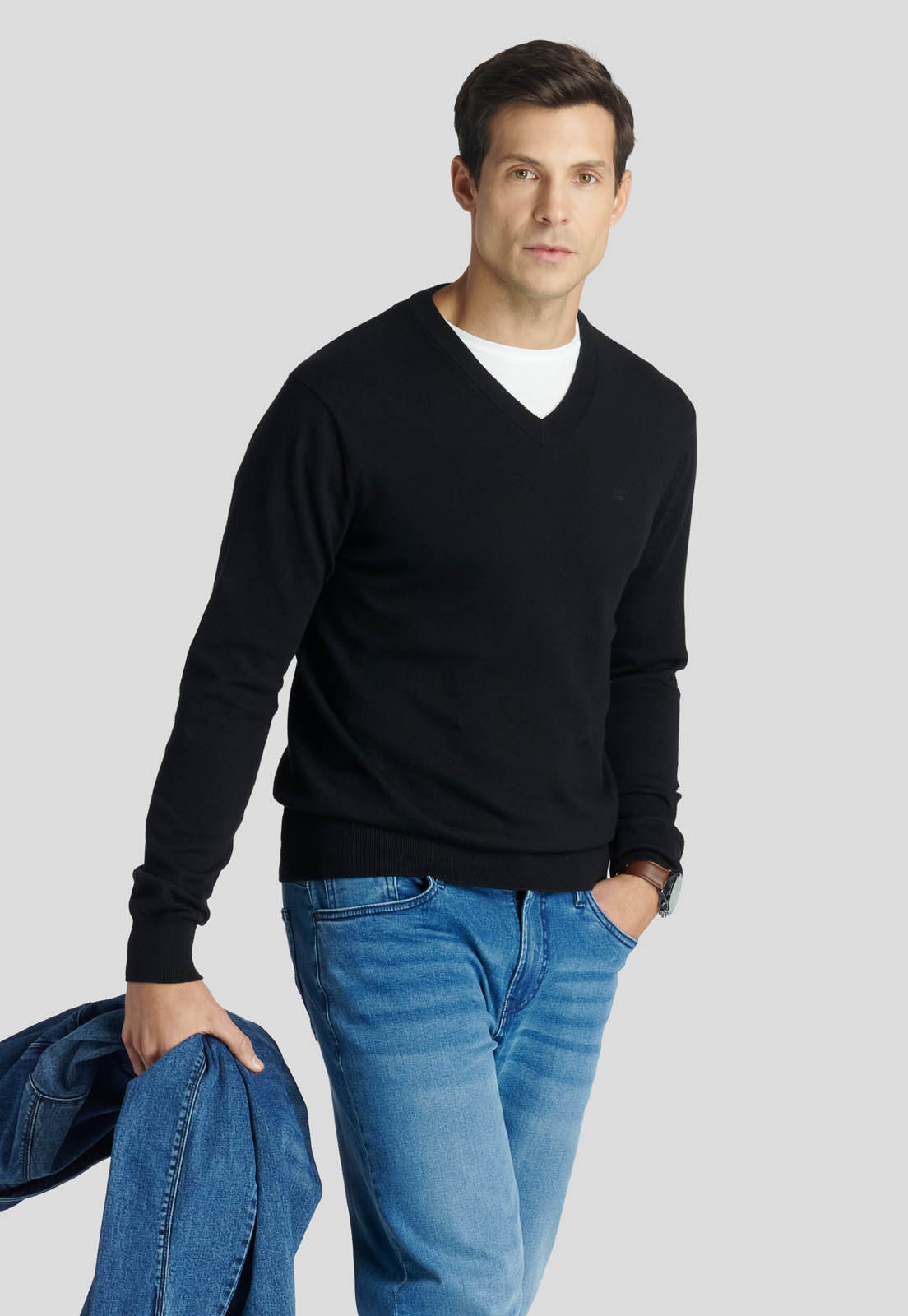SWEATER NANTES HERITAGE BLACK - 5
