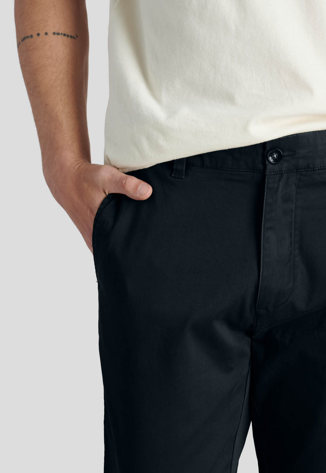 PANTALON HERITAGE BAGNEAUX SLIM BLACK - 2