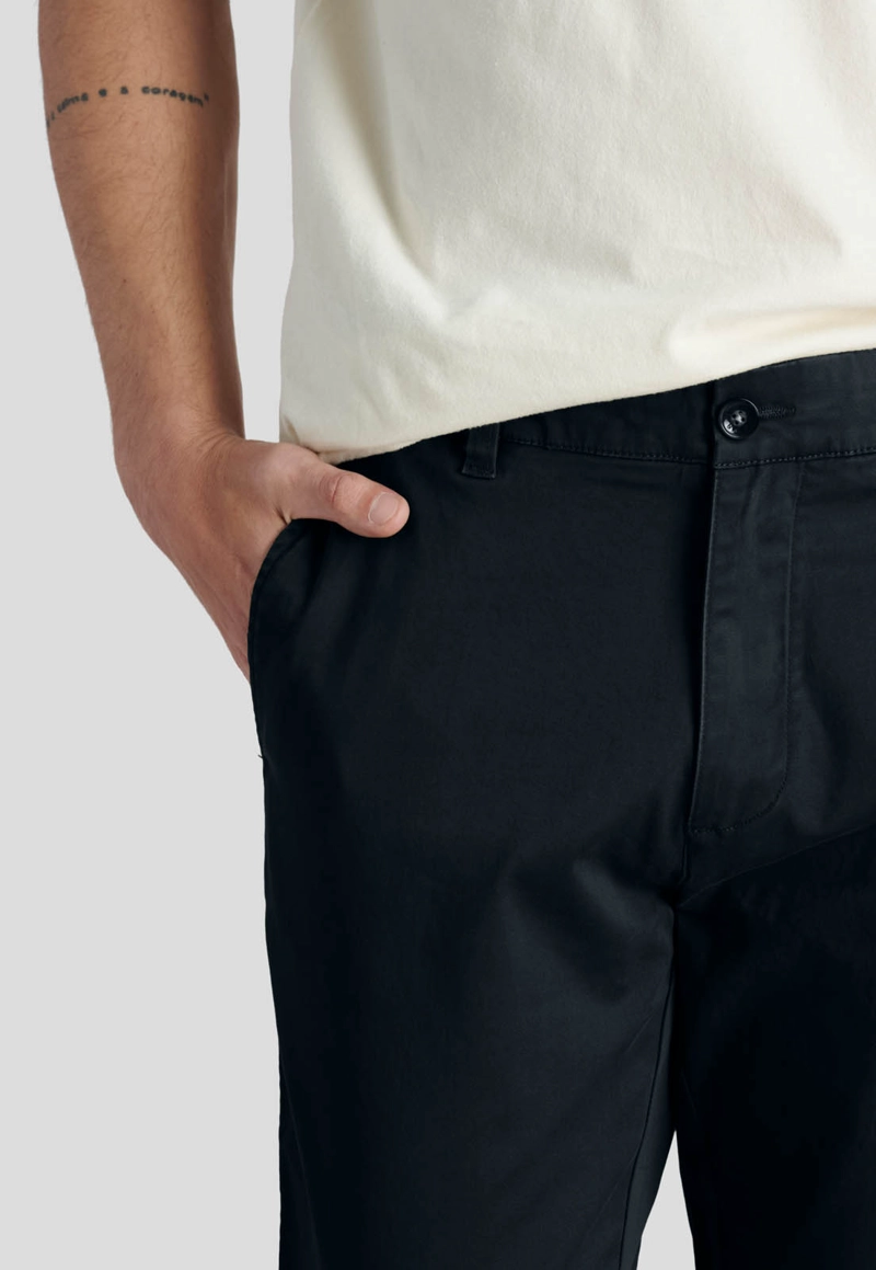 PANTALON HERITAGE BAGNEAUX SLIM BLACK - 2