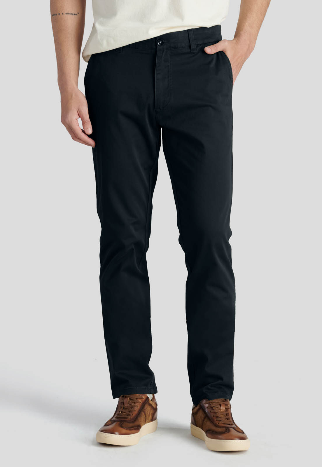 PANTALON HERITAGE BAGNEAUX SLIM BLACK - 4