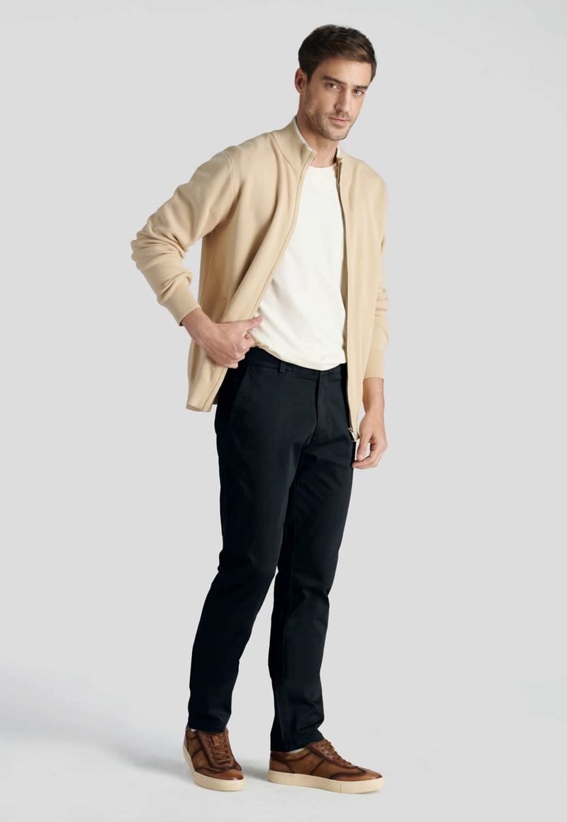 PANTALON HERITAGE BAGNEAUX SLIM BLACK - 5