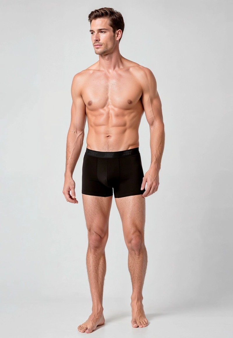 BOXER TRI PACK NEWMAN CASUAL BLACK - 2