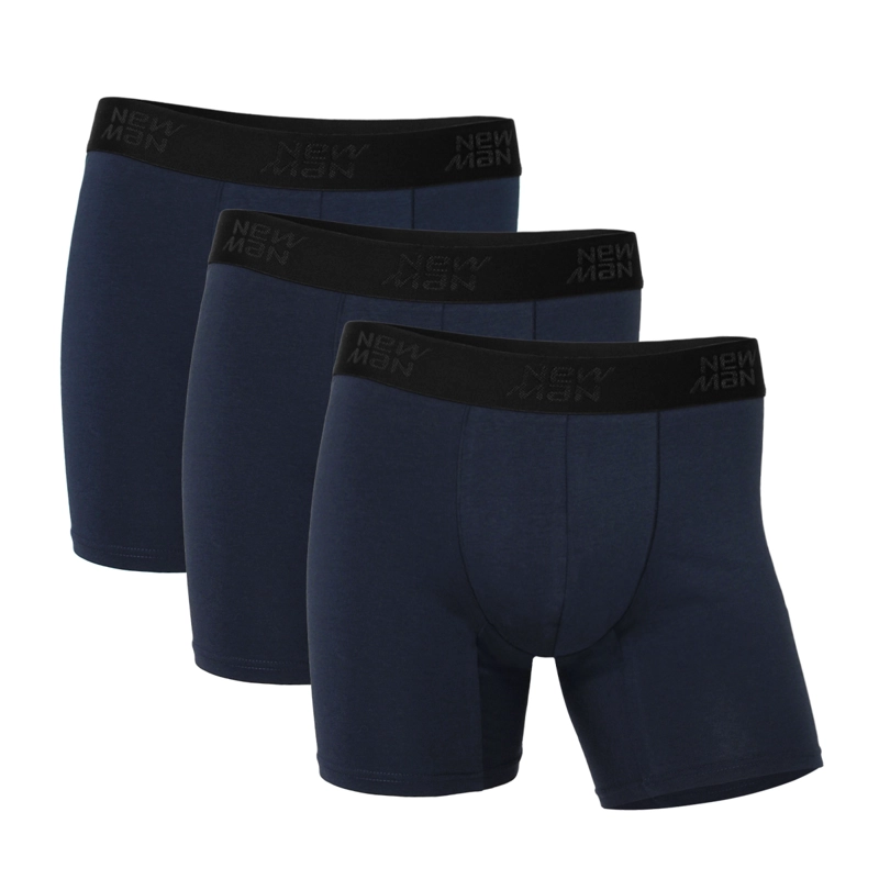 BOXER TRI PACK NEWMAN CASUAL NAVY - 3