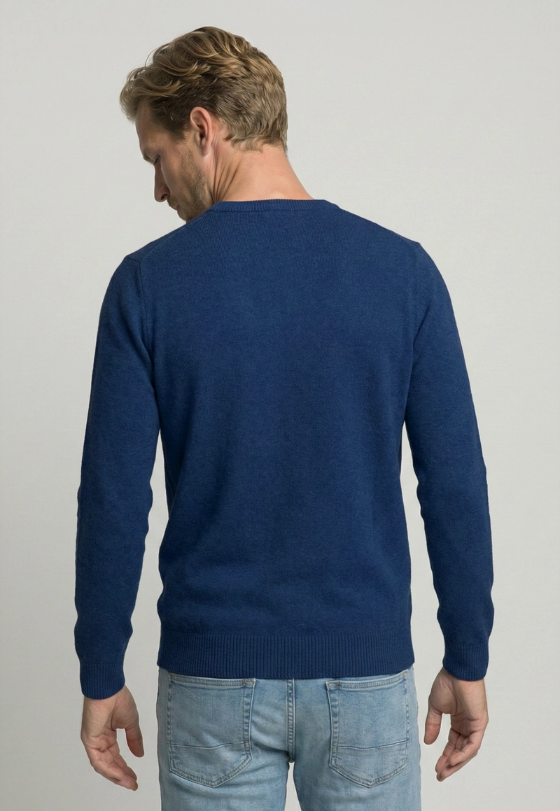 SWEATER MADRID NAVY MELANGE - 4