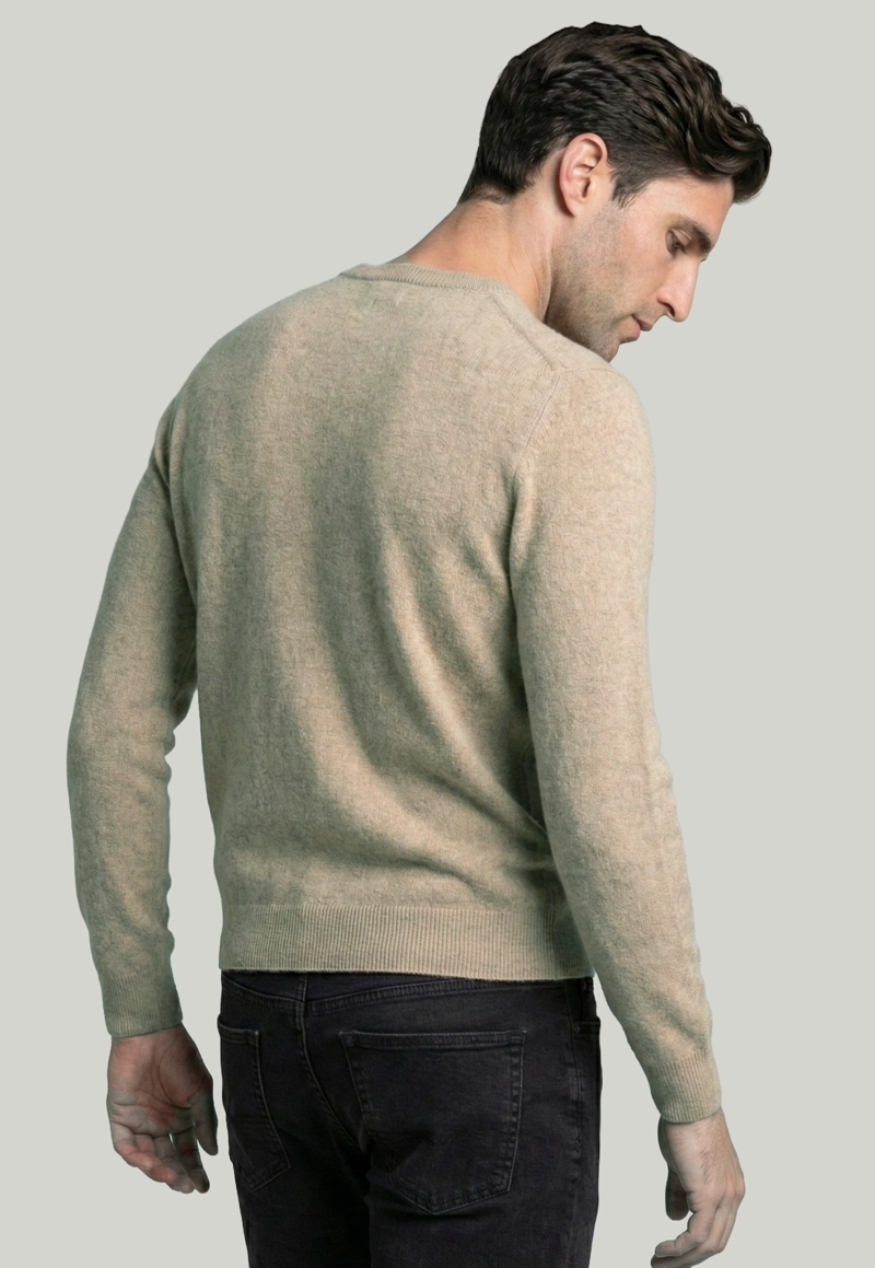 SWEATER MADRID CAMEL MELANGE - 4