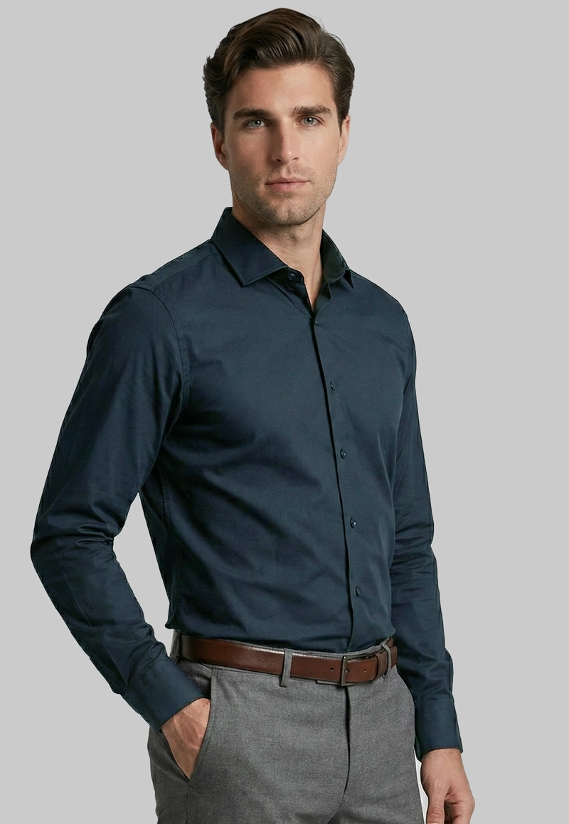 CAMISA PRAGA MARINE - 1