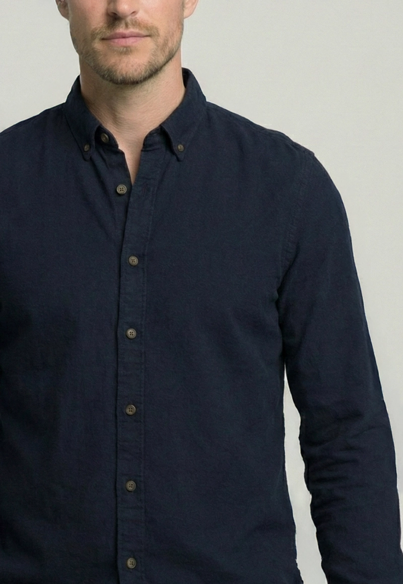 CAMISA ELY NAVY - 3