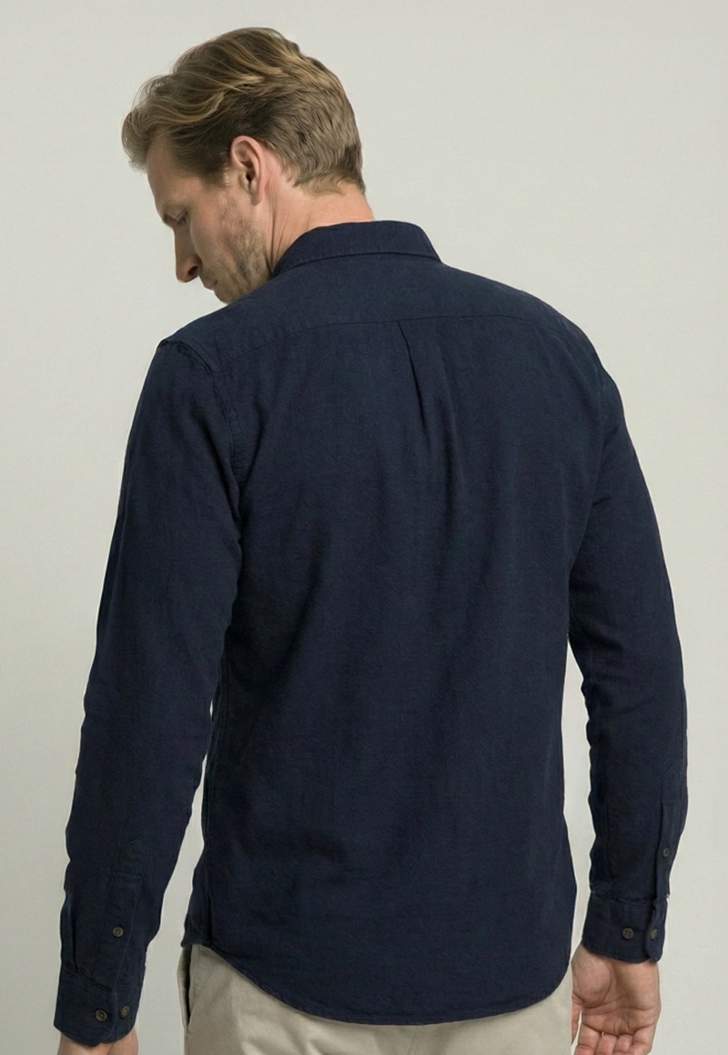 CAMISA ELY NAVY - 4
