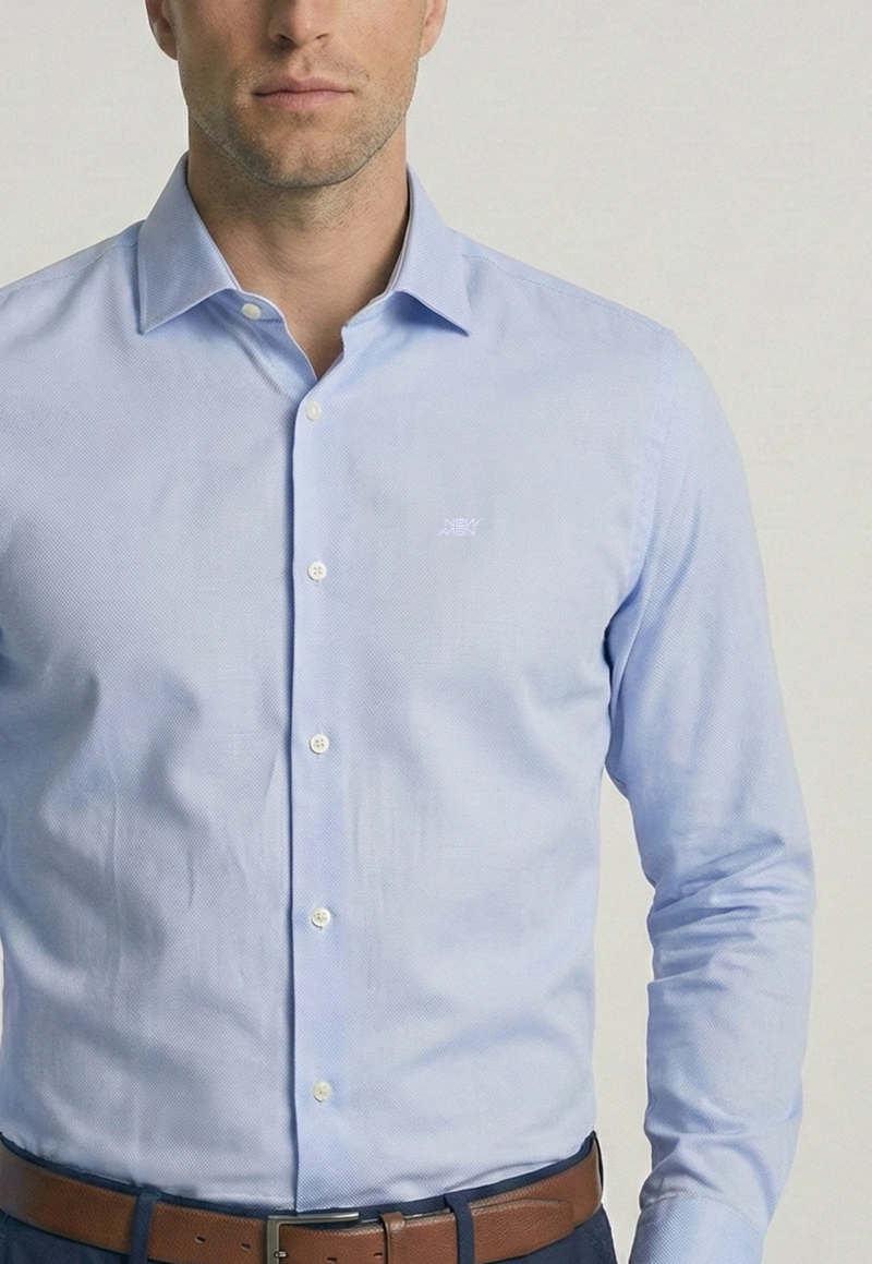 CAMISA SLIM LONDON SKY - 2