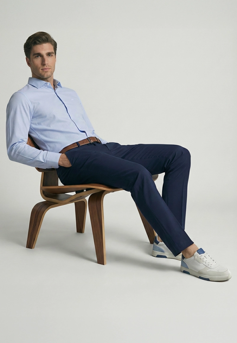CAMISA SLIM LONDON SKY - 4