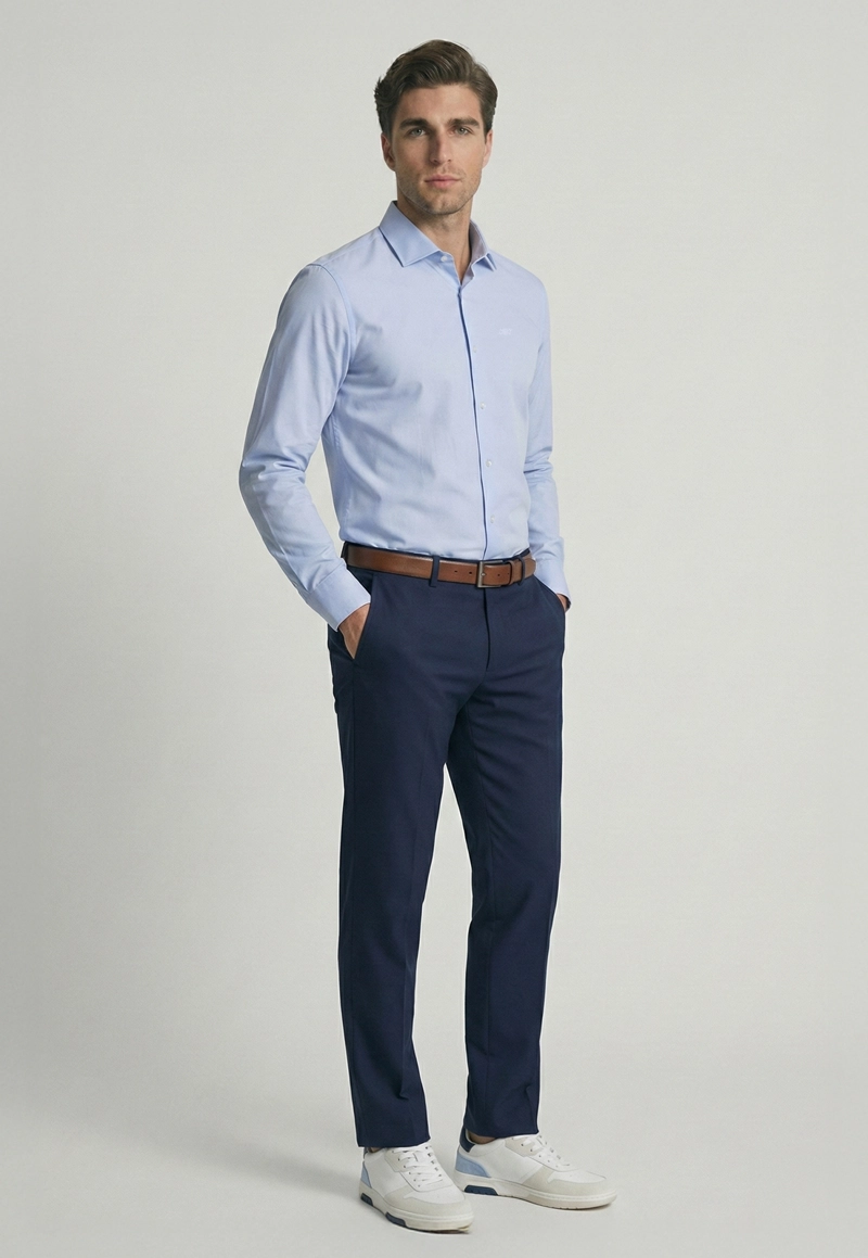 CAMISA SLIM LONDON SKY - 5