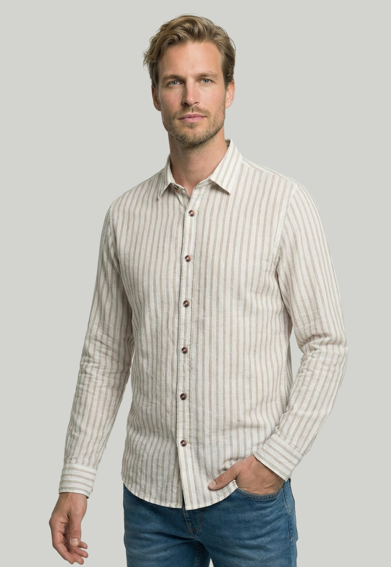 CAMISA AMSTERDAM TOASTED - 1