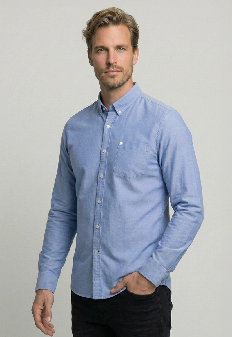 CAMISA EXETER SKY SMART DOWN NECK - 1