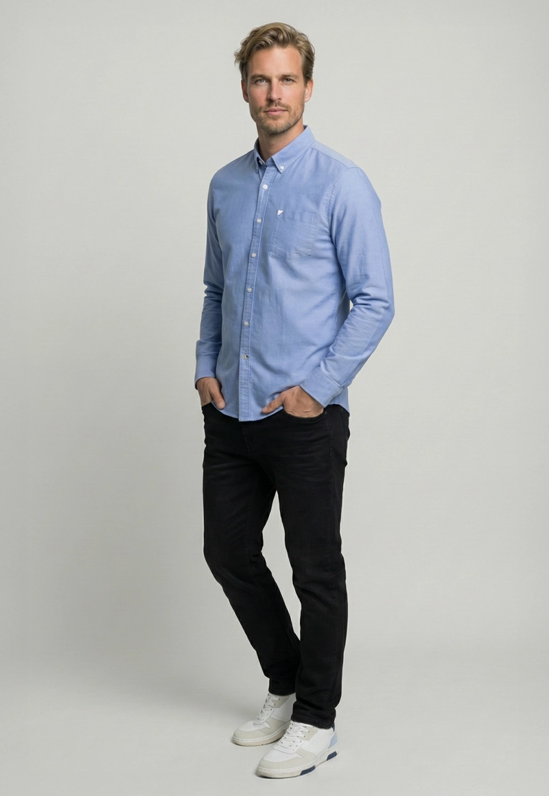 CAMISA EXETER SKY SMART DOWN NECK - 2