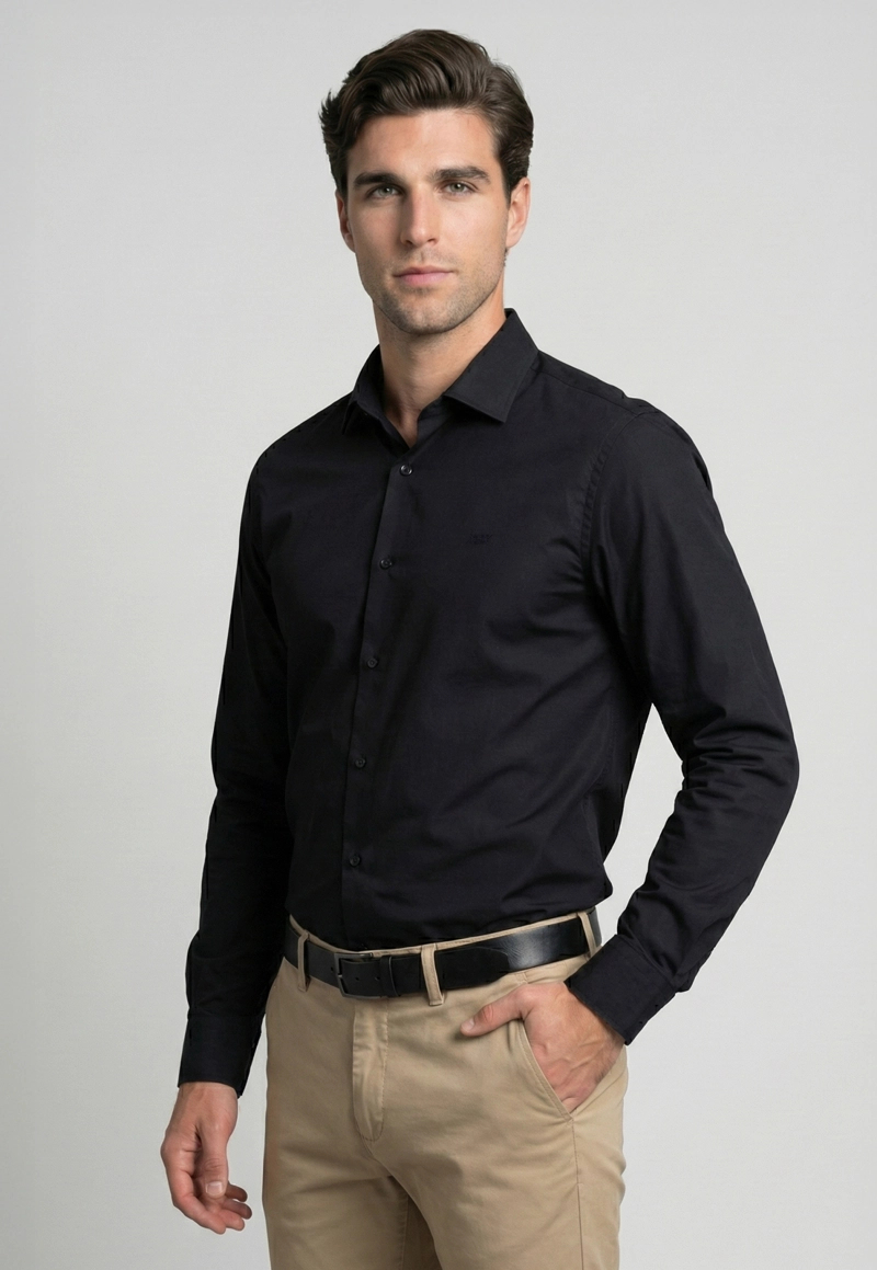 CAMISA LONDON BLACK - 1