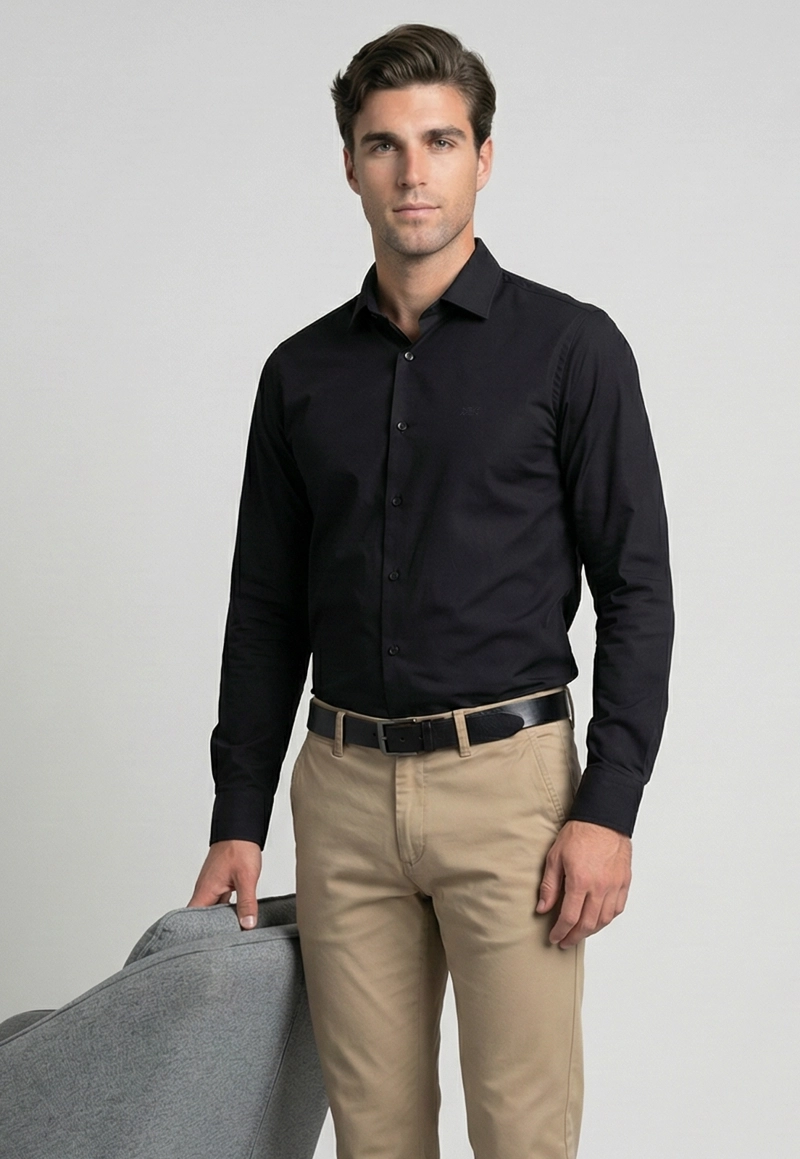 CAMISA LONDON BLACK - 5